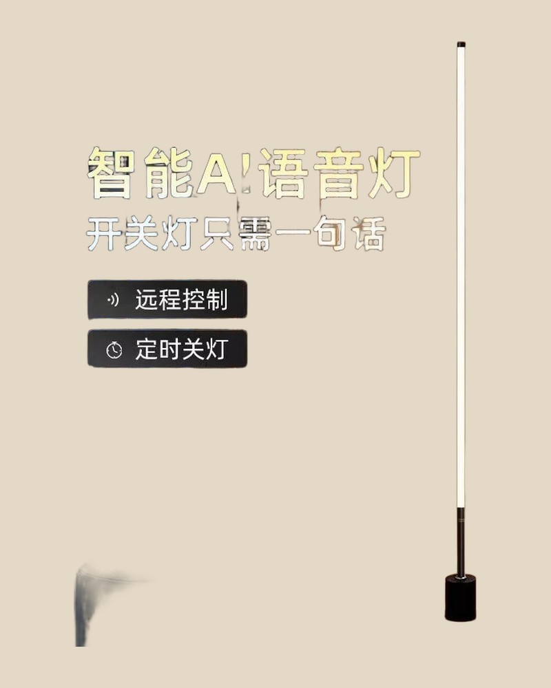 Minimalist Floor Lamp Black — QC