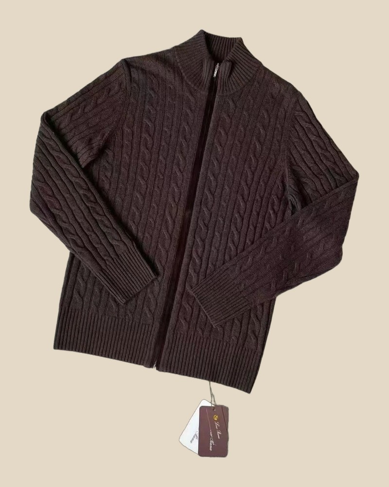 LORO PIANA Zipper baby cashmere — QC